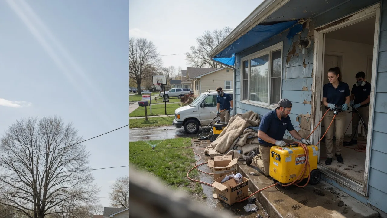 Basement Flood Cleanup in Redkey, IN near me